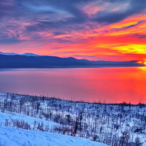 Image similar to beautiful sunset on namalsk