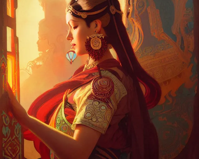 Prompt: photography of jamini roy, deep focus, d & d, fantasy, intricate, elegant, highly detailed, digital painting, artstation, concept art, matte, sharp focus, illustration, hearthstone, art by artgerm and greg rutkowski and alphonse mucha