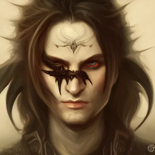 detailed portrait, male shadar kai, flyn rider elf | Stable Diffusion ...