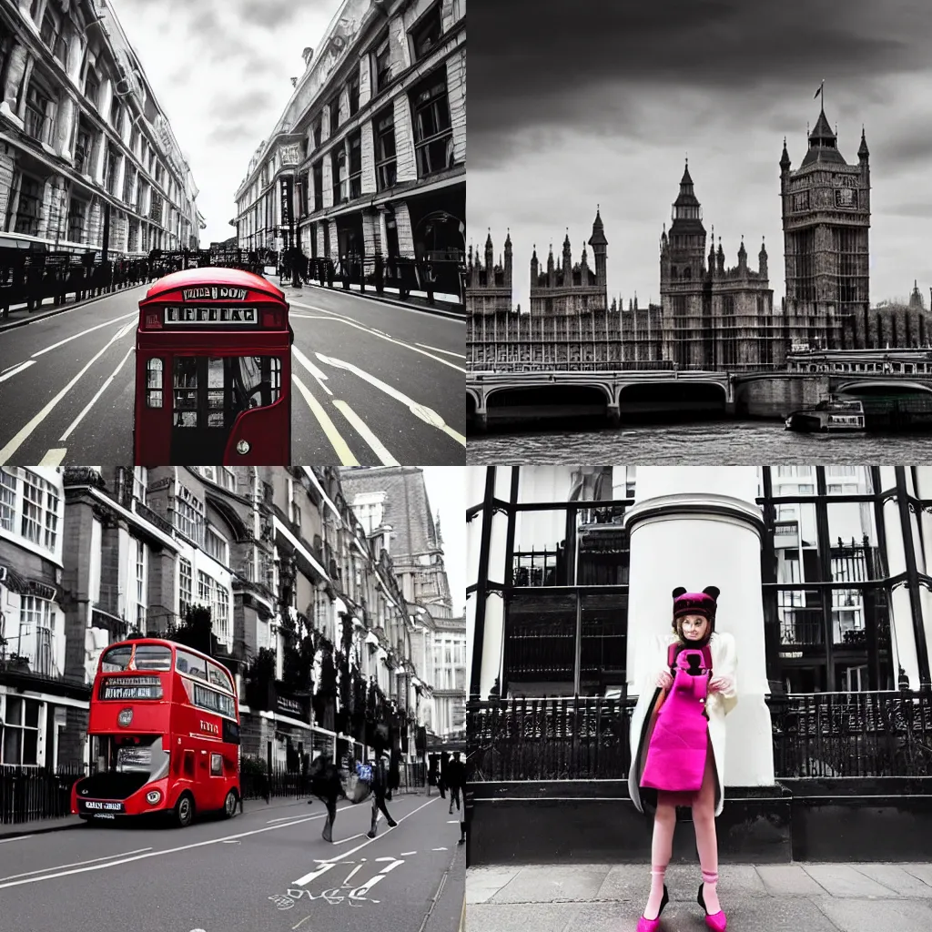 Prompt: London, all tomorrows style