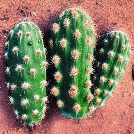 Prompt: a cactus pooping