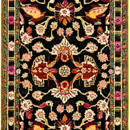 Image similar to close - up photo persian kiwi ornaments rug