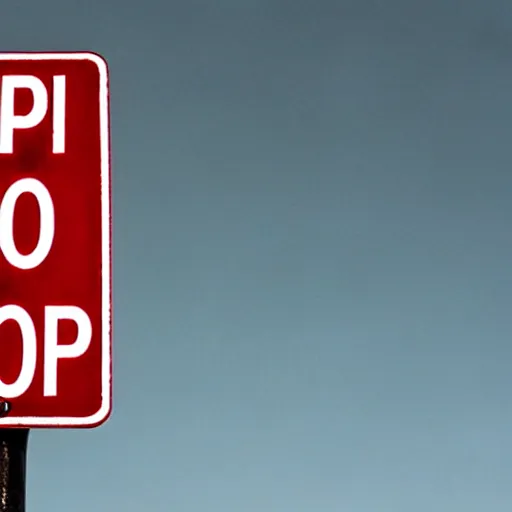 Prompt: stop sign,