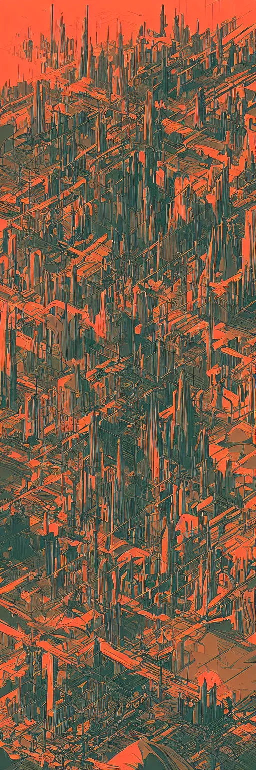 Image similar to “The Great Redwood Forest Metropolis by Kilian Eng”