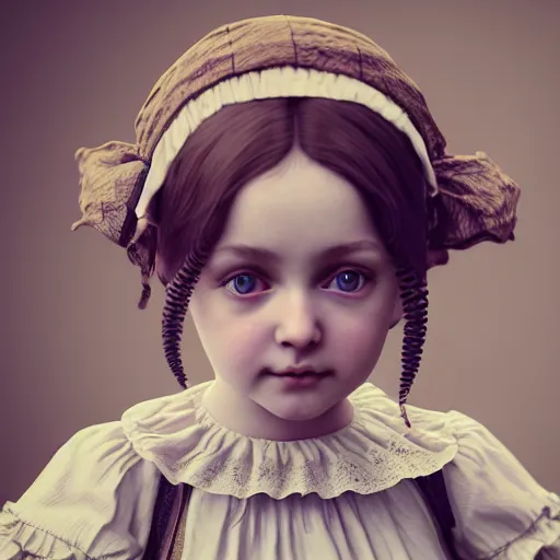 Prompt: photo of cute young victorian girl, ultra realistic, intricate details, highly detailed, photorealistic, octane render, 8 k,