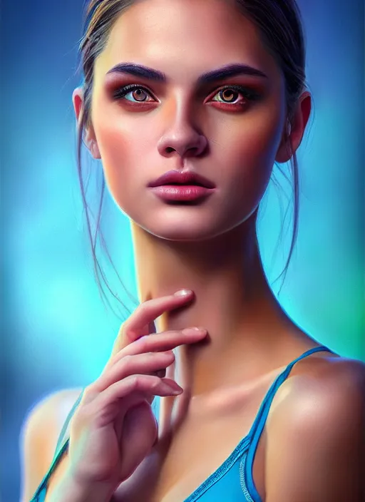 Image similar to photo of a gorgeous young woman in the style of stefan kostic and David la chapelle , realistic, sharp focus, 8k high definition, 35mm film photography, photo realistic, insanely detailed, intricate, elegant, art by stanley lau and artgerm