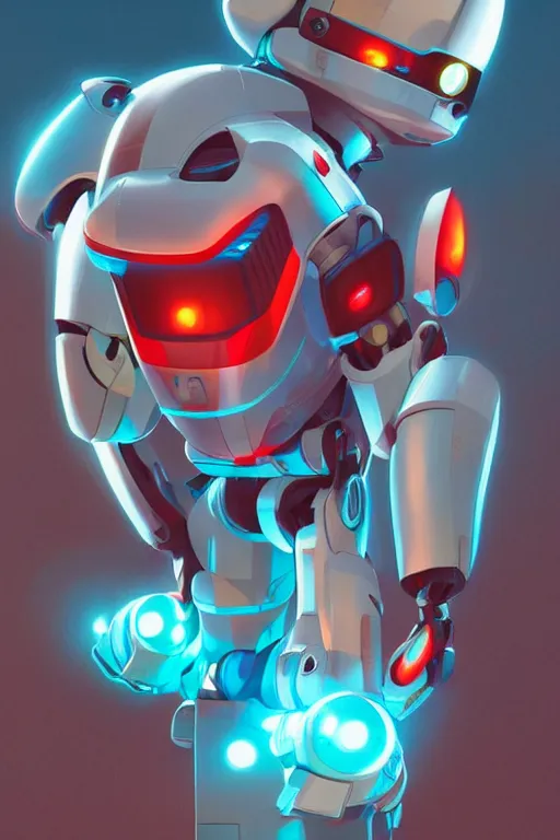 Image similar to metabots medabots medarotto medarot robot minimalist comics helmet mask neon cybereye, behance hd by jesper ejsing, by rhads, makoto shinkai and lois van baarle, ilya kuvshinov, rossdraws global illumination ray tracing hdr radiating a glowing aura