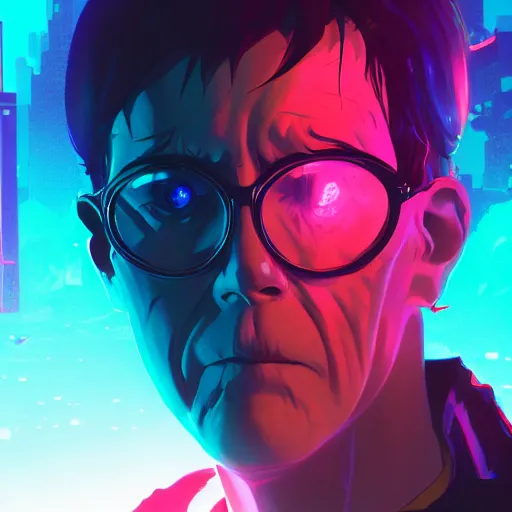 Prompt: william gibson as Case from Neuromancer, ambient lighting, 4k, anime key visual, lois van baarle, ilya kuvshinov, rossdraws, artstation