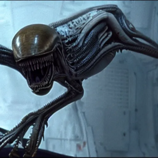 Image similar to Live Action Still of Jerma in Alien (film), real life, hyperrealistic, ultra realistic, realistic, highly detailed, epic, HD quality, 8k resolution, body and headshot, film still