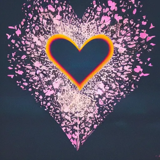 Prompt: double exposure of love, symbols of live, blossom, explosion, love is the most relevant theme, love is infinity, love os begin of all, 8 k resolution, artistic mode, artistic, trending on instagram, long exposure