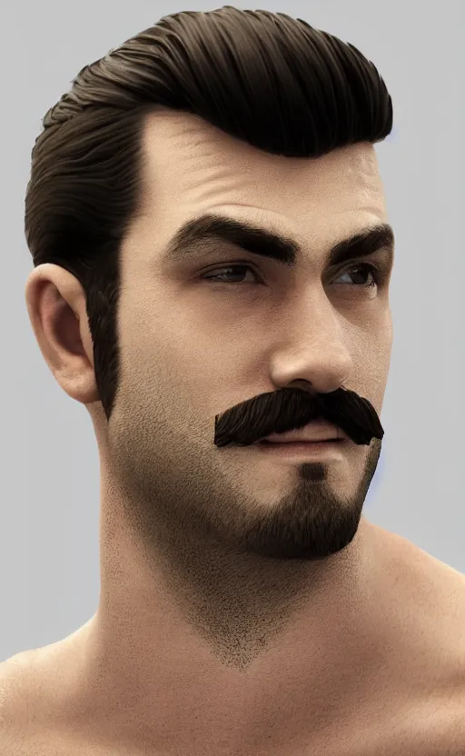 Image similar to handsome manly mario with stubble on dandruff shampoo bottle, photorealistic, realistic, photo, human - like, hdr, 8 k, high quality, high resolution, detailed, lossless, 8 k quality, 8 k resolution, 4 k