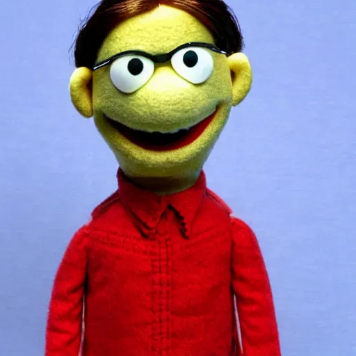 Image similar to dwight schrute as a muppet