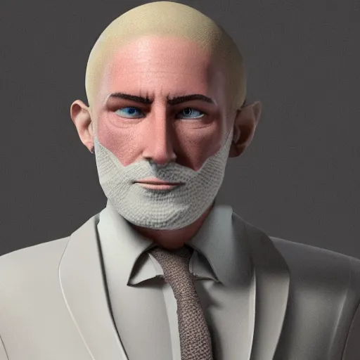 Prompt: british lord wearing expensive israeli suit designed by michaelo angelo, frame focused on face and upper body, created with metahuman in unreal engine, pbr materials, 4 k face texture