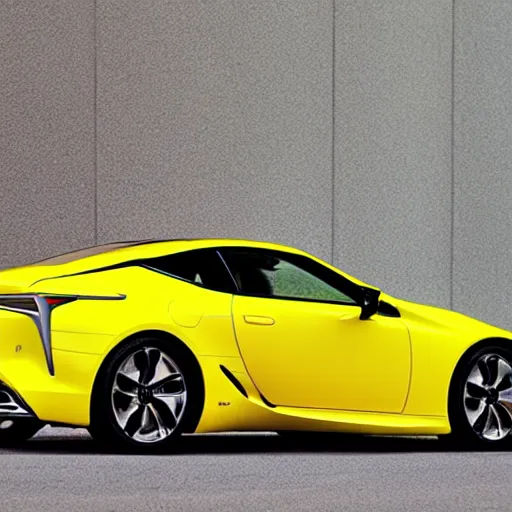 Image similar to yellow lexus lc 5 0 0