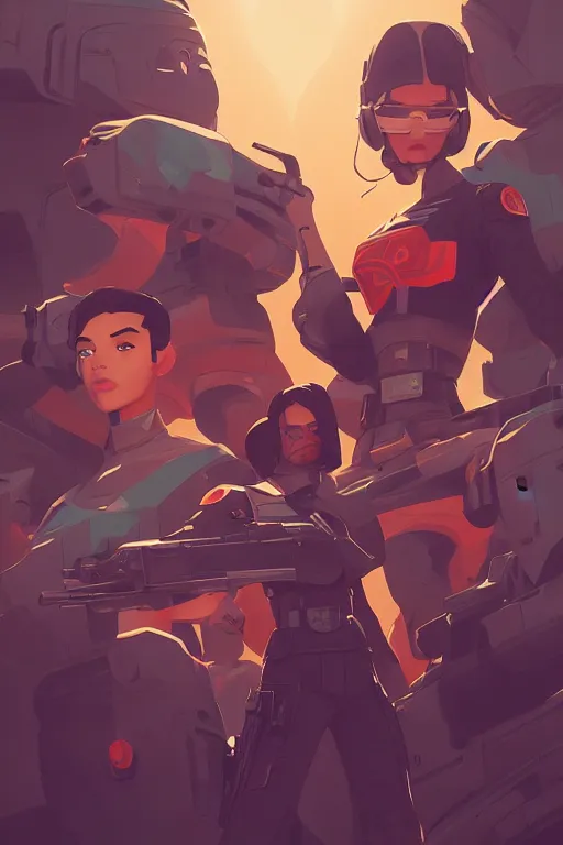 Image similar to rebels in the future resisting the government, centered, solid bacgkround, median photoshop filter cutout vector behance, hd by artgerm, jesper ejsing, by rhads, makoto shinkai and lois van baarle, ilya kuvshinov, rossdraws, illustration, art by ilya kuvshinov and gustav klimt