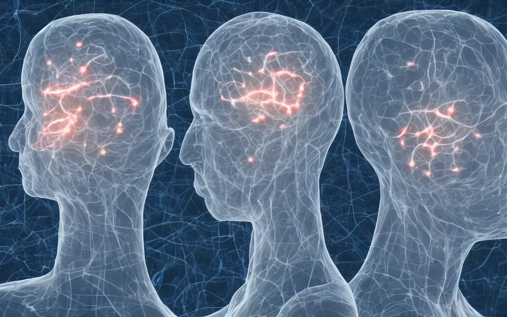 Image similar to neural synchronization between two people