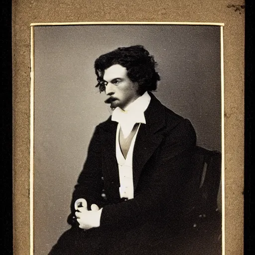 Prompt: colour photograph of anton rubinstein ( 1 8 2 9 - 1 8 9 4 ), studio lighting, british museum