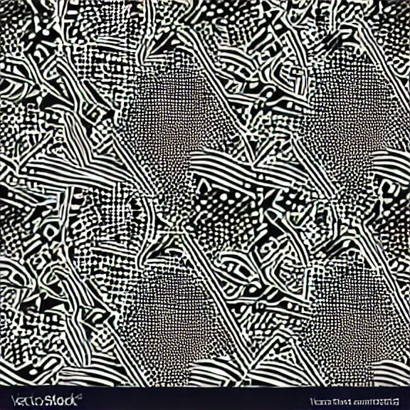 Image similar to seamless minimalistic abstract pattern, vector, black and white