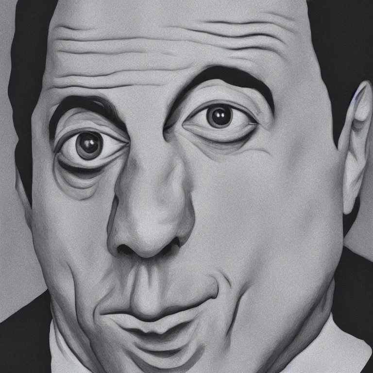 Image similar to Jerry Seinfeld fractal face, hyper realistic, Photorealistic, high quality