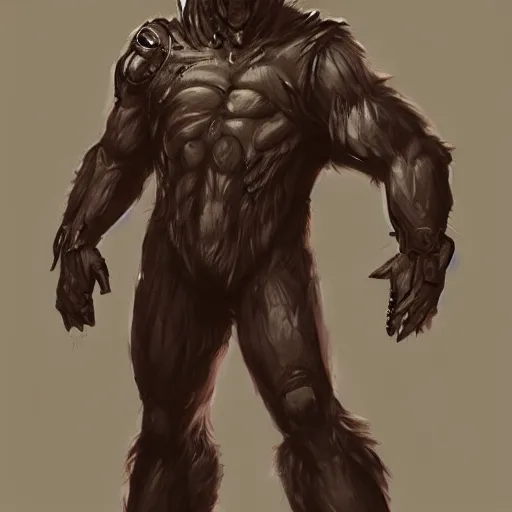 Image similar to a humanoid german shepherd beast - man, puts on jeans, artstation, concept art, smooth, sharp foccus ilustration, artstation