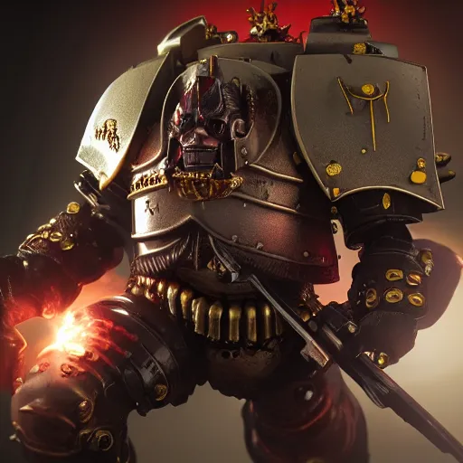 Image similar to very sad crying guardsman in a space hulk from warhammer 4 0 k darktide : : octane render, unreal engine 5, cinematic lighting : : face close up, crying eyes