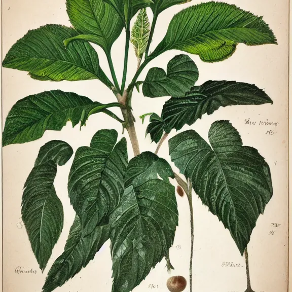 Image similar to botanical illustration