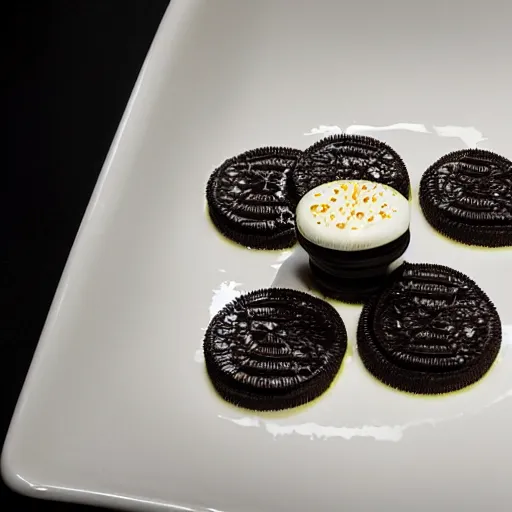 Image similar to Alinea dish Toreo - it's toro tuna that looks exactly like an oreo