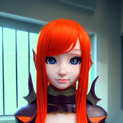 render as a very beautiful 3d anime girl prompts - PromptHero