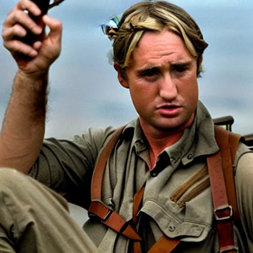 Image similar to owen wilson starring in saving private ryan