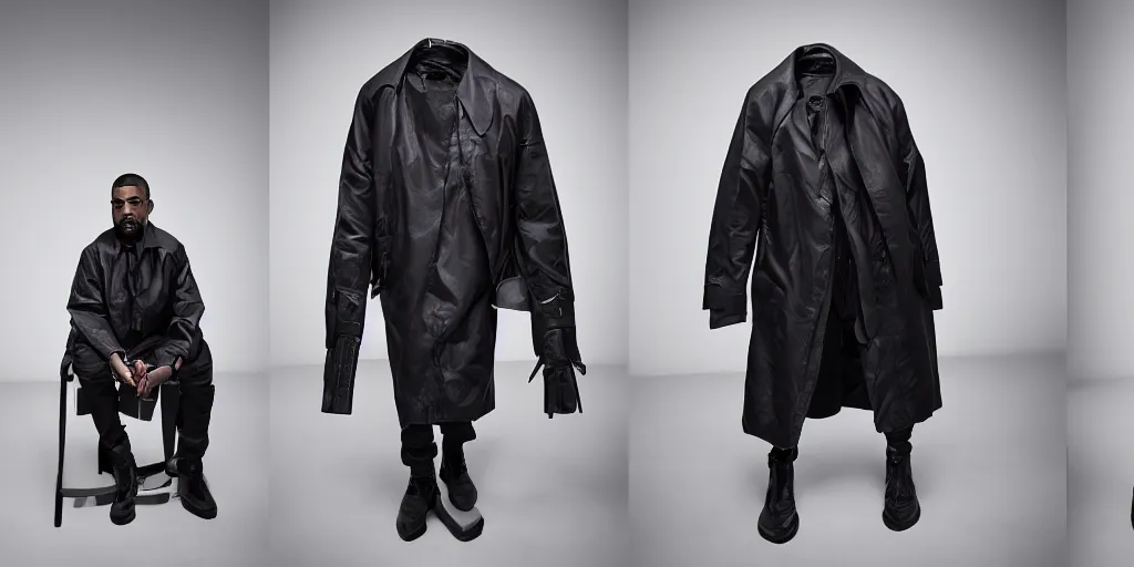 Hooligan Black Leather Trench Coat | The Jacket Maker