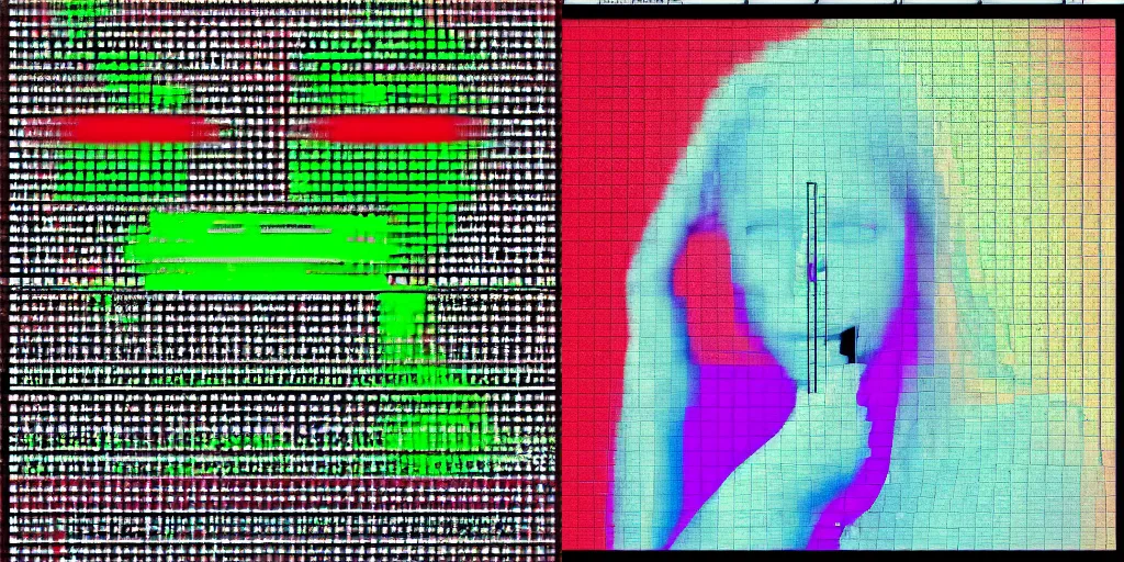 Another SSTV interference experiment : r/glitch_art