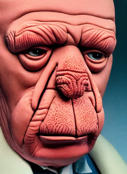 Prompt: 3 0 0 0 ( dr. john a. zoidberg ), portrait photography feroflex photorealistic studio lighting ektachrome detailed intricate face details, ultradetails, beautiful face, realistic shaded perfect face, extremely fine details