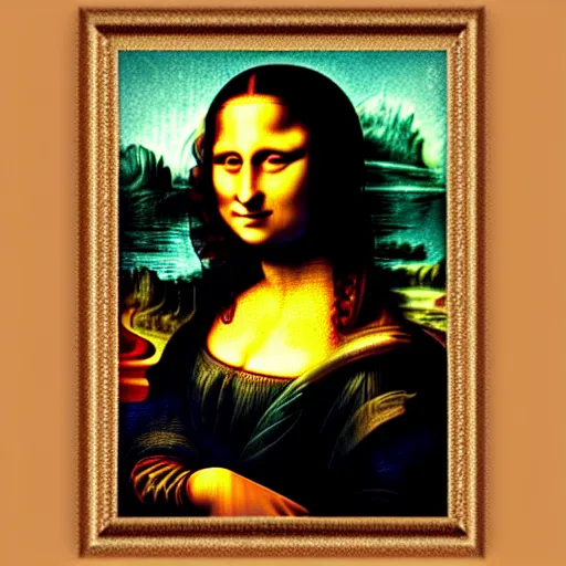 Image similar to The Mona Lisa as a beautiful black Girl
