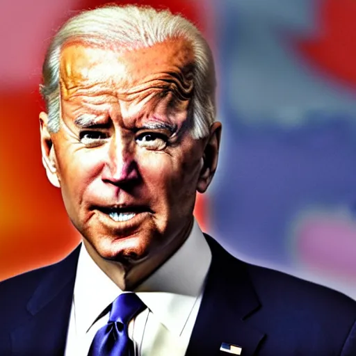 Image similar to joe biden is lost and standing in a 7 - 1 1 parking lot at 2 am looking confused