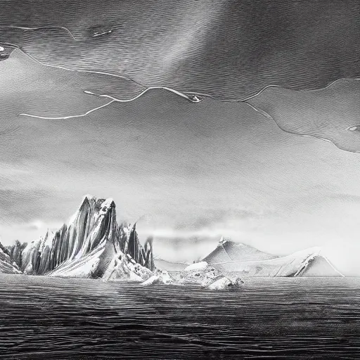 Prompt: epic masterpiece of dream sequence of the prophet of Antarctica, cinematic, establishing shot, extremely high detail, photorealistic, cinematic lighting, intricate line drawings, 8k resolution