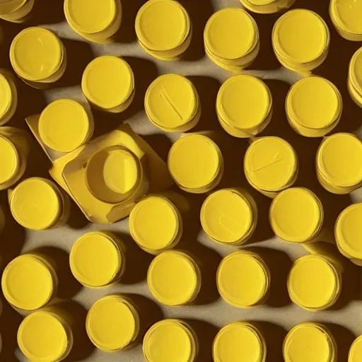 Image similar to boxes of yellow pills
