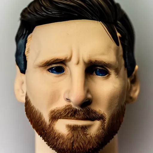 Prompt: lionel messi as nurse, accurate, 30mm, face, soft colours, dramatic lighting, nikon