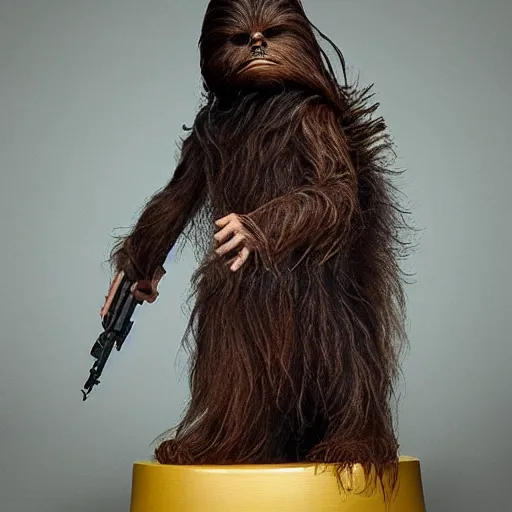 Image similar to a Wookie without any hair