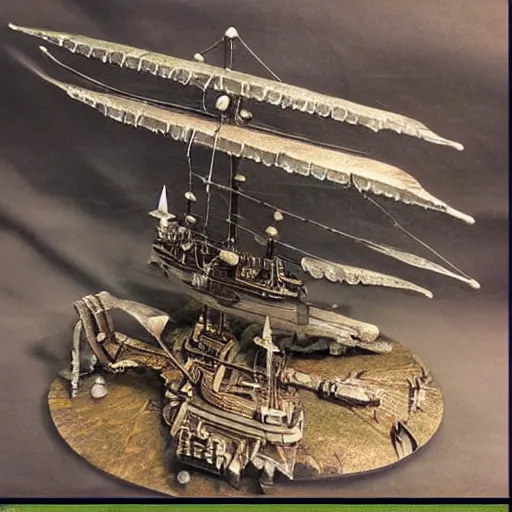 Prompt: the edge chronicles skyship, ultra detailed