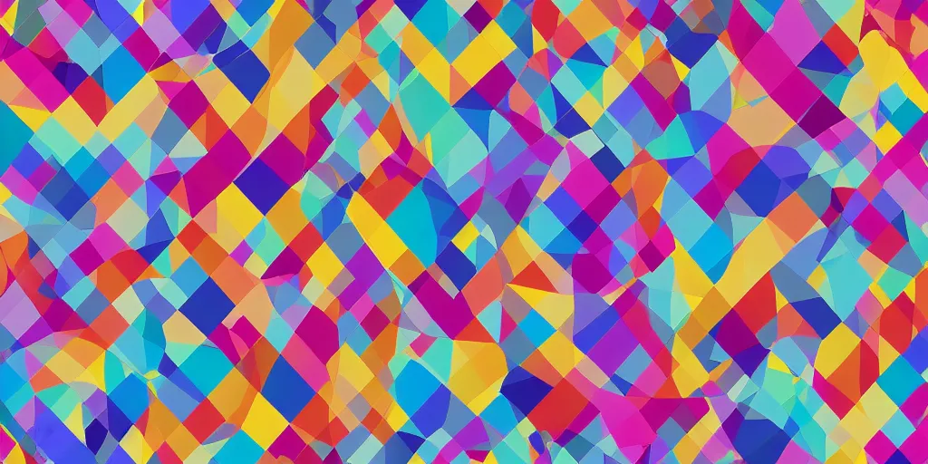 Prompt: Walter White,colourful geometric pattern,wallpaper