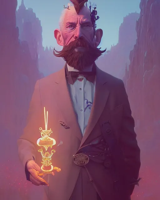 Prompt: highly detailed surreal vfx portrait of a sacred boss ross, stephen bliss, unreal engine, greg rutkowski, loish, rhads, beeple, makoto shinkai and lois van baarle, ilya kuvshinov, rossdraws, tom bagshaw, alphonse mucha, global illumination, detailed and intricate environment