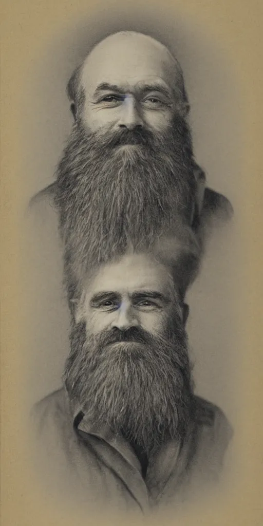 Image similar to a detailed portrait of a old bearded man