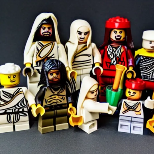 Image similar to lego set of people in ancient israelite costumes