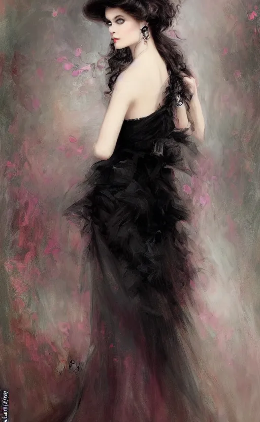 Image similar to Gothic girl. By Konstantin Razumov, Fractal flame, highly detailded