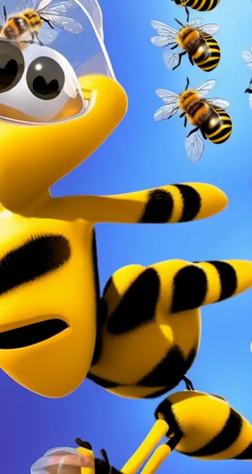 Image similar to the bee movie is being used as russian propaganda