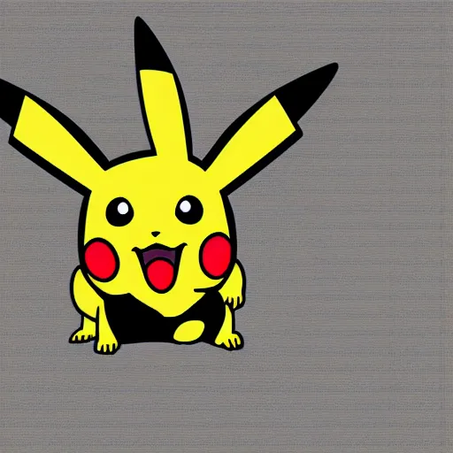 Image similar to a pikachu skeleton, professional digital art