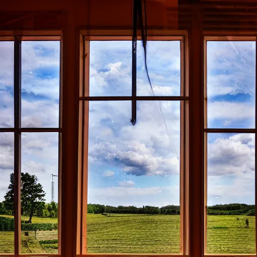 Image similar to view from the window at le gras, 4 k, hdr