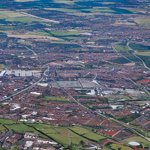 Image similar to photo of Doncaster from above