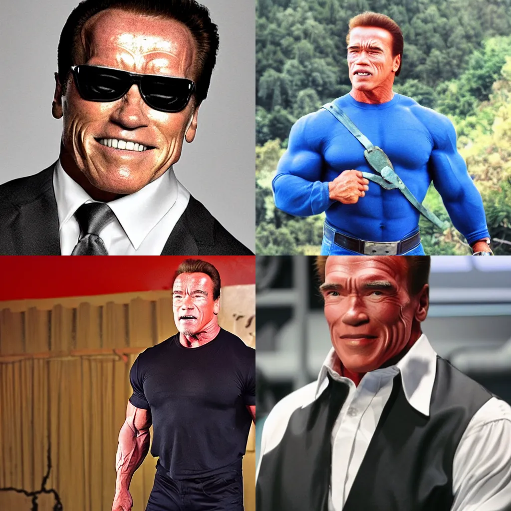 Prompt: Arnold Schwarzenegger as new character in Genshin Impact