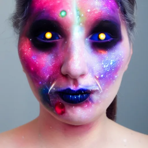 Prompt: Liminal space in outer space!!!!!, (((special effects makeup)))